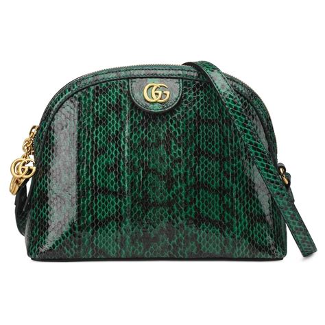 gucci snake bag green|gucci snakeskin handbag.